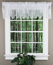 Seashells Lace Tailored Valance