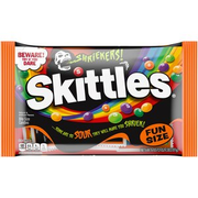 Skittles, Shriekers Sour Fun Size Chewy Halloween Candy, 10.72 oz