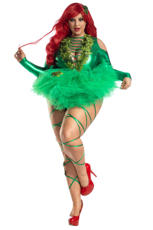 Plus Size Poisonous Babe Costume