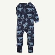 Longhorn Blue Unionsuit