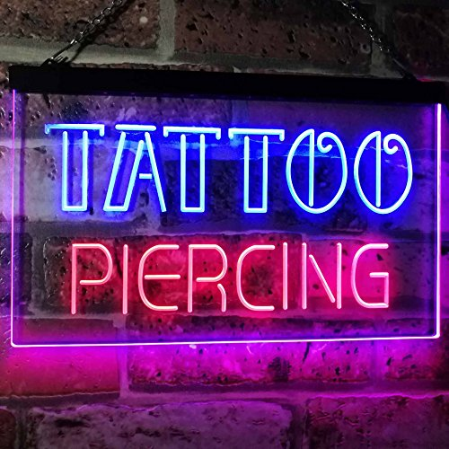 Tattoo Piercing LED Neon Light Sign