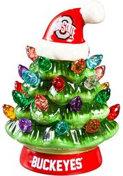 Ohio State Buckeyes Light Up Tree Ornament Ornament