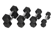 Warrior Rubber Hex Dumbbells ($1.49/lb)