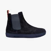 Men's Navy Suede Chelsea Sneaker