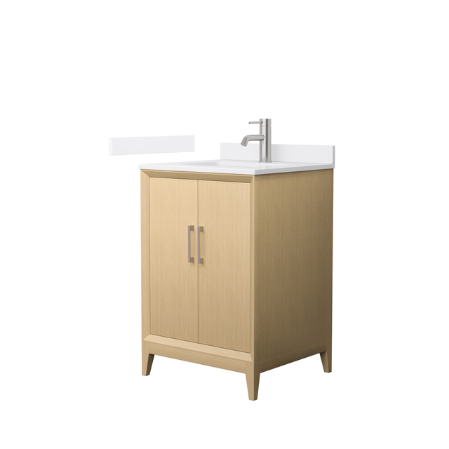 Janna 24" Single Bathroom Vanity by Wyndham Collection - White Oak