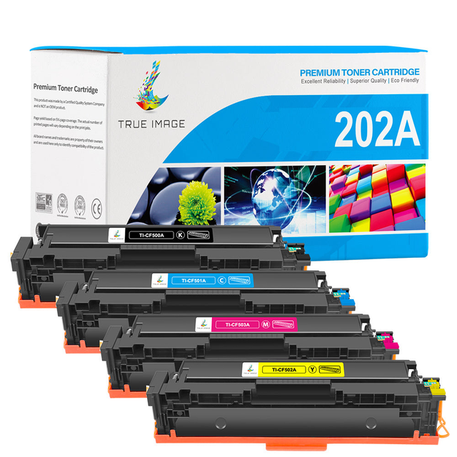 HP Color LaserJet Pro MFP M281fdw Toner - HP 202A/202X Toner Set