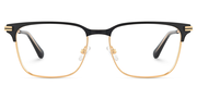 Marshall Gold Rectangle Prescription Glasses | Zeelool