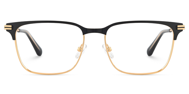 Marshall Gold Rectangle Prescription Glasses | Zeelool