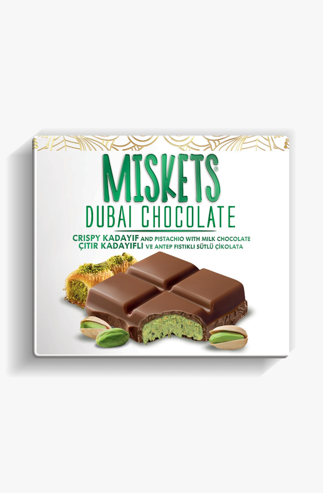 Miskets Dubai Milk Chocolate Bar– 100g