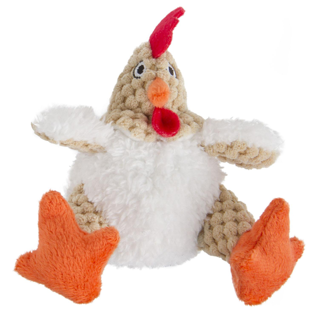 Just For Me White Rooster Dog Toy