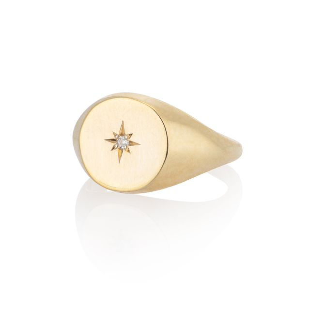 ALANA PINKY SIGNET RING