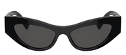 Dolce & Gabbana DG 4450 501/87 Cat-Eye Plastic Black Sunglasses with Grey Lens
