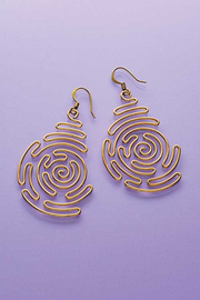 Spiral Labyrinth Earrings Project Download