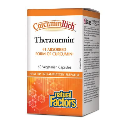 Natural Factors CurcuminRich Curcumin Theracurmin (VCaps)