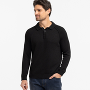 Black Sweater Polo