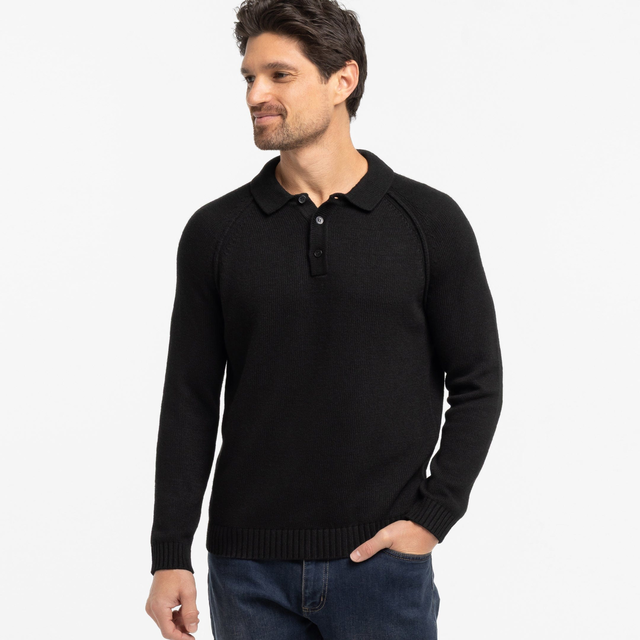 Black Sweater Polo