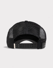 Amiri Wolf Logo Trucker Hat Black