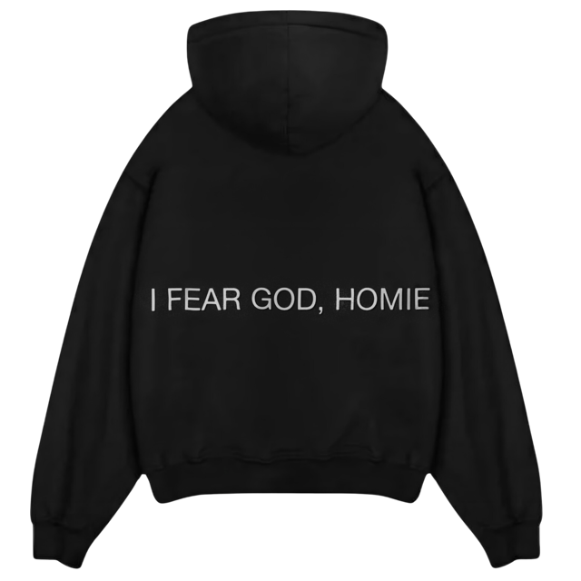 I Fear God, Homie | Zip Up Embroidered Hoodie