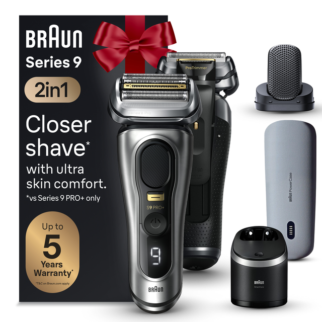 Series 9 PRO+ Electric Shaver with PowerCase, 6-in-1 SmartCare Center, ProComfort Head, 9599cc