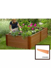 Classic Sienna Raised Garden Beds 22" High with 2" Boards
