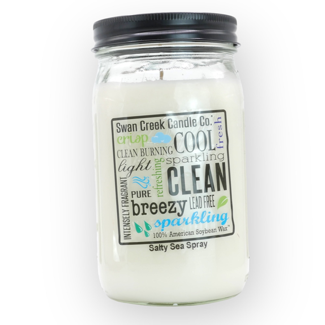 Salty Sea Spray 24oz Pantry Jar by Swan Creek Candle