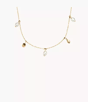 Agnethe Pearl Gold-Tone Stainless Steel Necklace