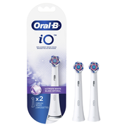 Oral-B iO Whitening Care Replacement Brush Heads, 2-Count, White