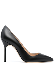 Gianvito Rossi 105mm patent-finish Slingback Pumps | Black | FARFETCH