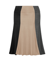 Foldover Waist Basic Maxi Skirts (3 Pack: Black, Charcoal, Mocha)