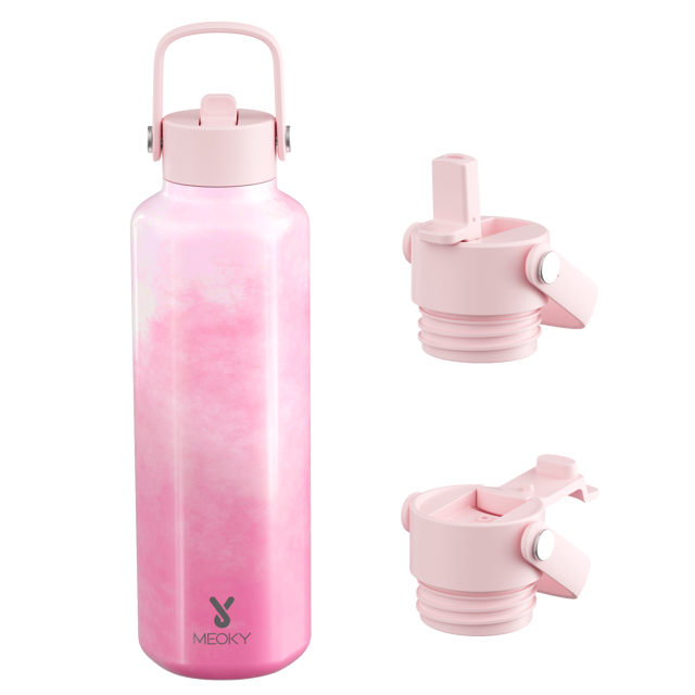 24oz Hexagonal Water Bottle Gradient