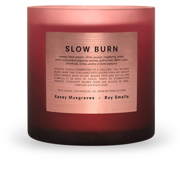 KM + Boy Smells Slow Burn Candle