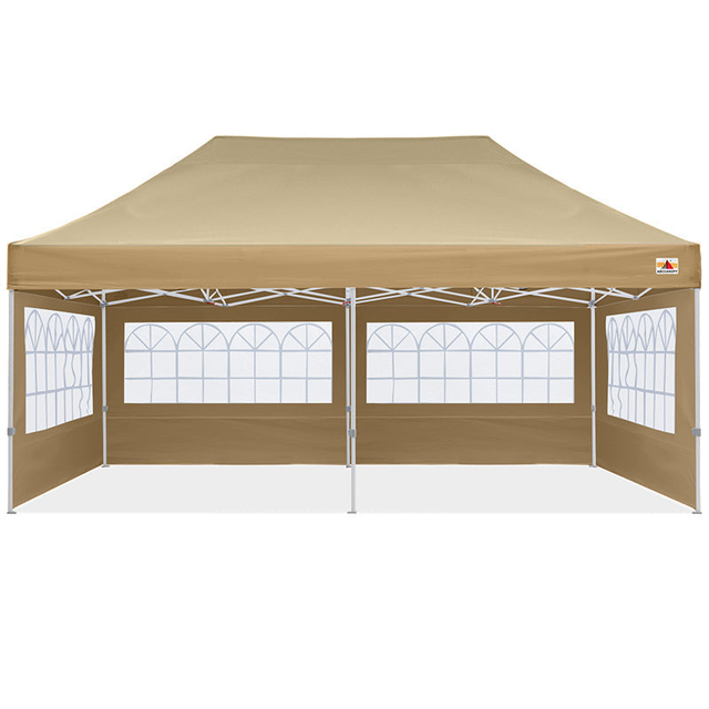 ABCCANOPY S1 Commercial Pop Up Church Canopy Tent with Window Sidewalls