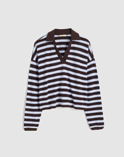 Relaxed Polo Shirt in Stripe