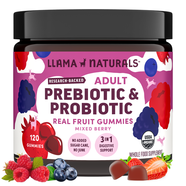 Adults Pre & Probiotic - Mixed Berry (Organic) - 120 Count