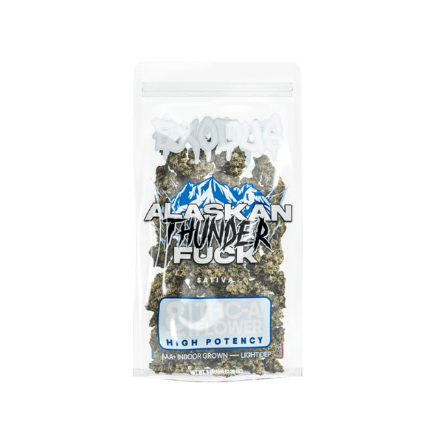 Exodus THCa Indoor Flower Pack 8g Alaskan Thunderf
