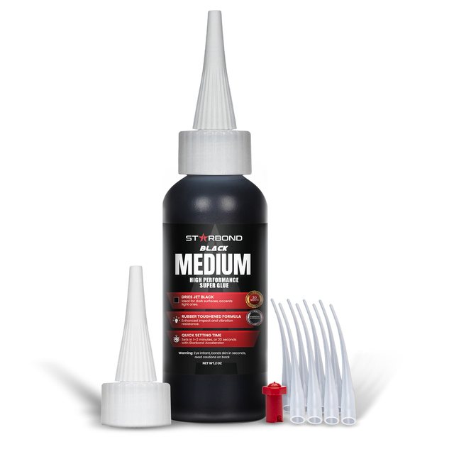 Black Medium Super Glue, KE-150