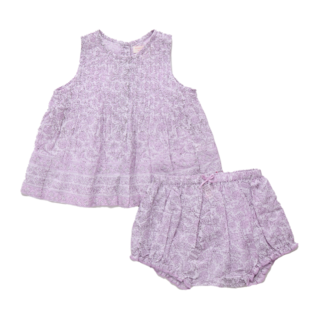 Baby Girls Jaipur 2-Piece Set - Lavender Garden Floral