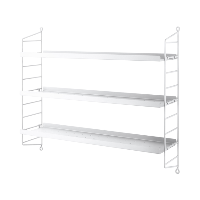 String Pocket Metal Shelving