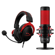 HyperX Bundle - Cloud II Wired Headset, QuadCast Microphone