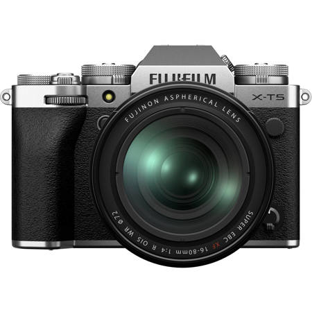 USED Fujifilm X-T5 Mirrorless Digital Camera with XF 16-80mm f/4.0 R OIS WR Lens, Silver OB