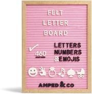 Felt Letter Board with 460 Letters and Emojis