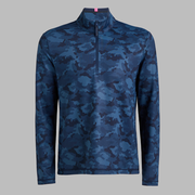 BRUSHED BACK TECH TERRY QUARTER ZIP PULLOVER