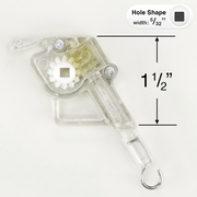 Lowes Low Profile Wand Tilt Mechanism with a 5/32" Square Hole for Faux Wood Blinds