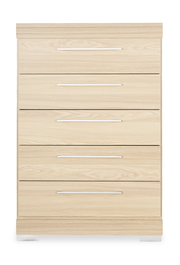 Riley Bedroom Chest of Drawers, 5-Drawer, 31"W x 46"H, Made in Canada - Natural | Commode verticale de chambre à coucher Riley de 31 po (L) x 46 po (H) à 5 tiroirs, fabriquée au Canada - naturelle