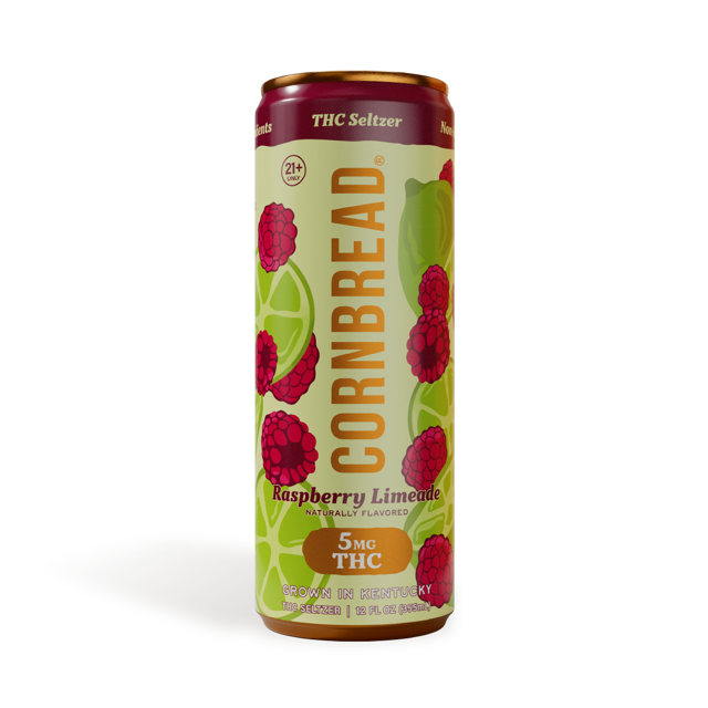 Raspberry Limeade THC Seltzer, 5mg