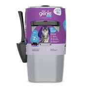 Litter Genie Plus Cat Litter Disposal System in Silver, 8" L X 8" W X 17" H