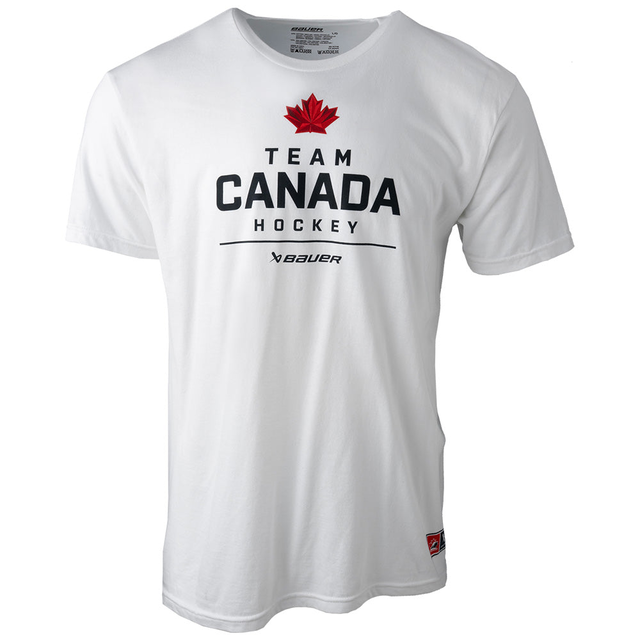 Bauer X Hockey Canada® Stacked Adult White T Shirt
