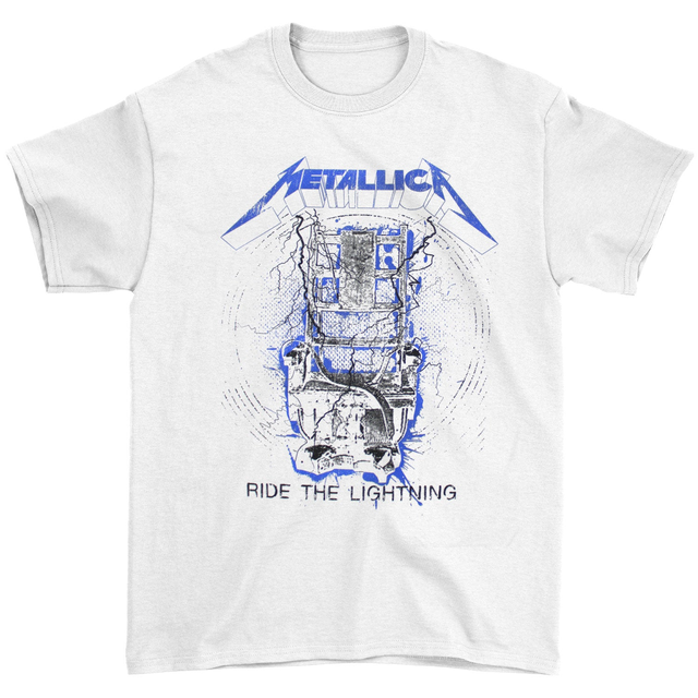 Ride The Lightning White T-shirt
