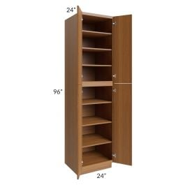 Portland Walnut 24x96 Wall Pantry