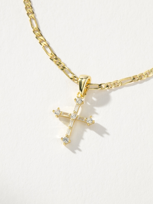 Cross and Chain Necklace